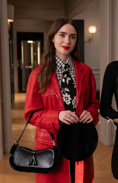 Emily In Paris Red Coat