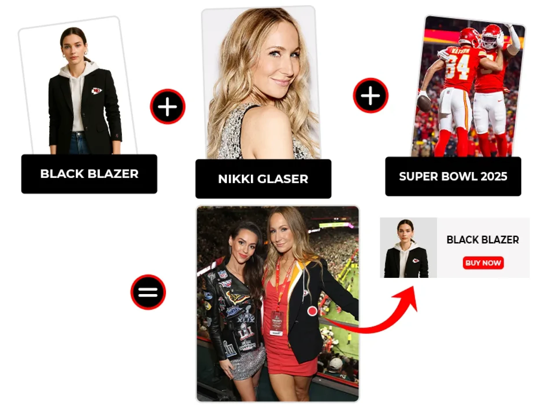 Nikki Glaser Shines in Kansas City Chiefs Blazer at Super Bowl 2025