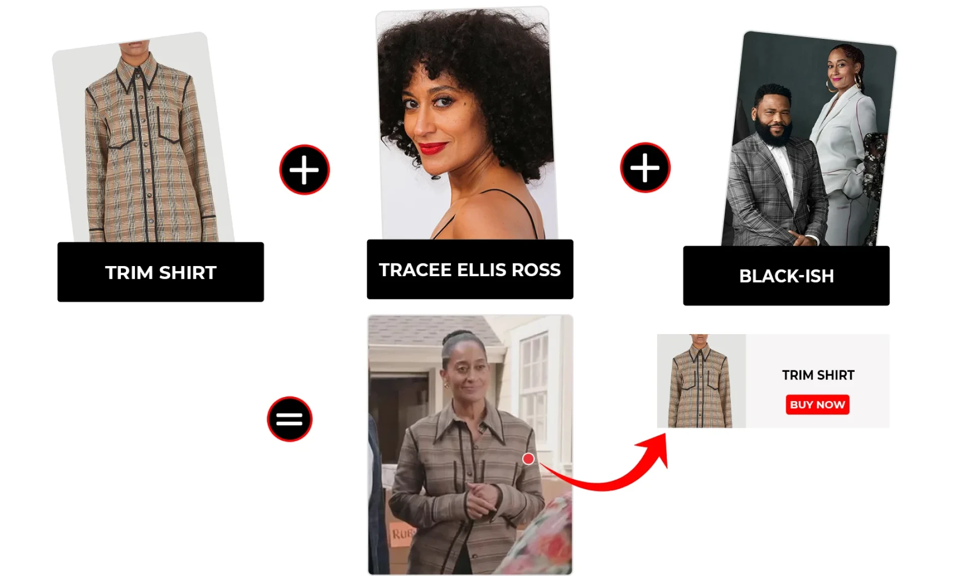 Blackish Season 8 Episode 13 Rainbow Johnson Contrast Brown Shirt