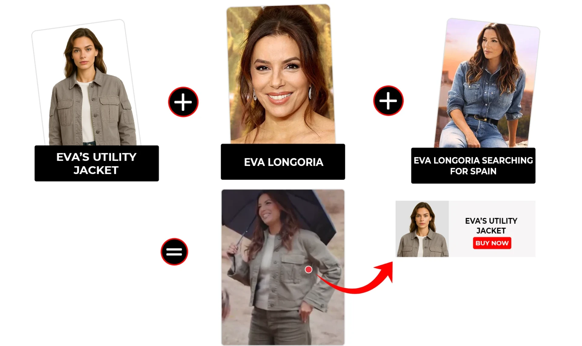 Eva Longoria Searching for Spain Season 1 Episode 2 Evas Grey Utility Jacket