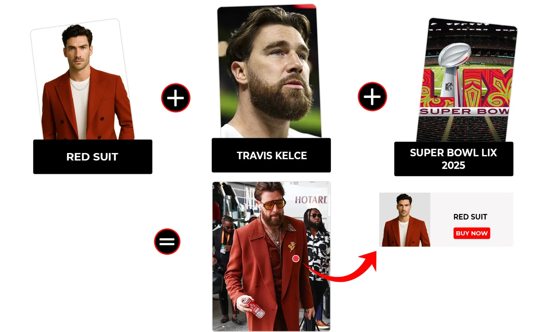 Travis Kelce Channels 70s Vibes With Brown Trench Coat At Super Bowl LIX 2025