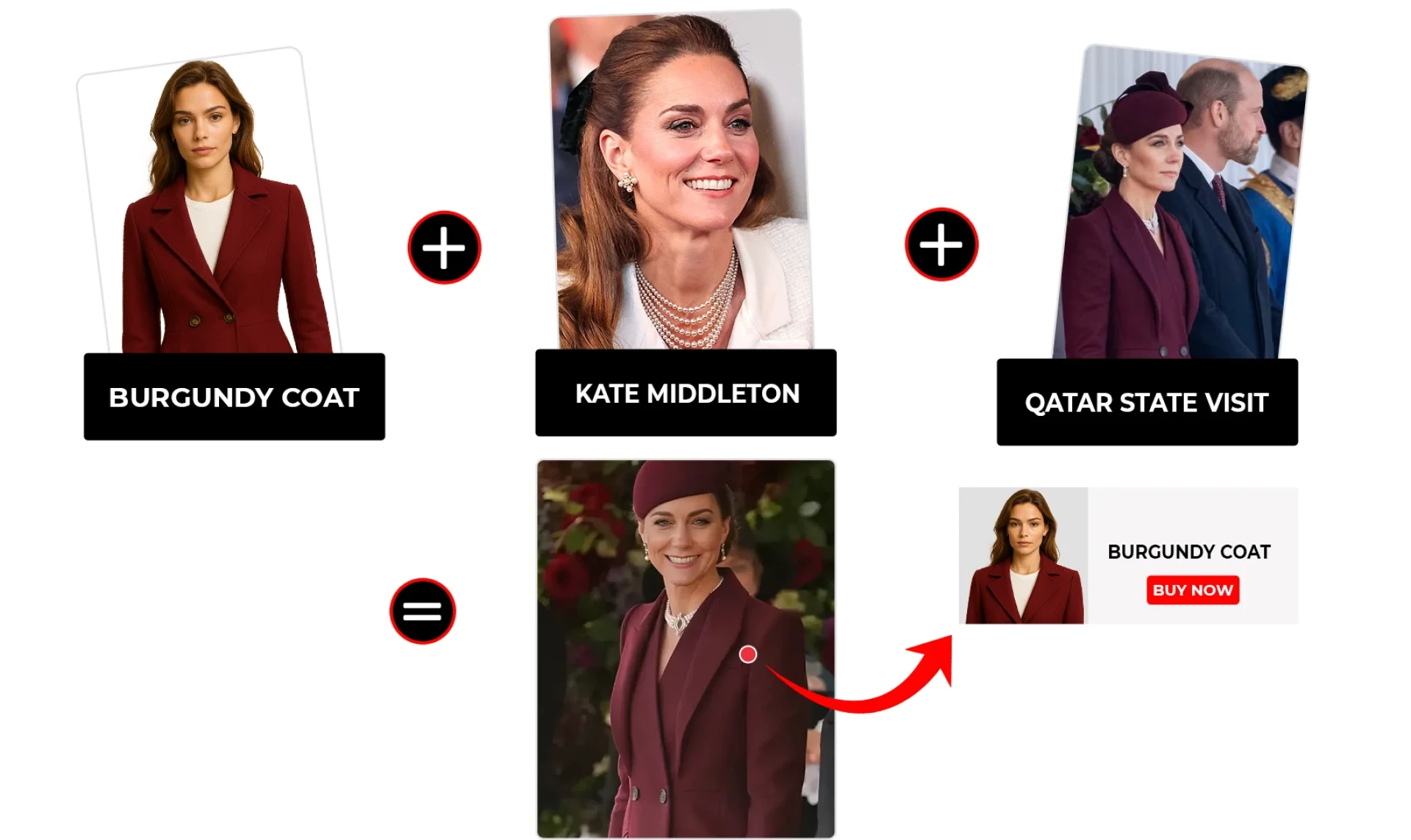 Princess Of Wales Stuns In A Kate Middleton Burgundy Coat