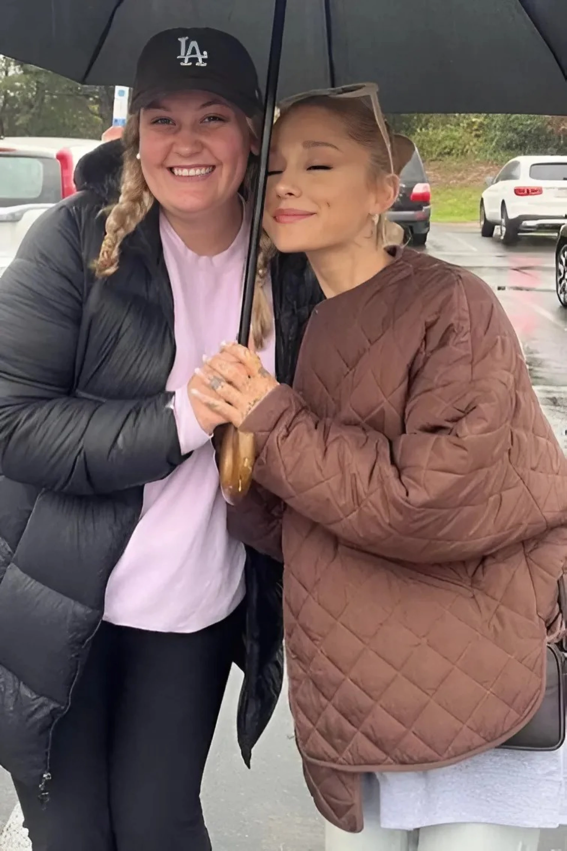 Ariana Grande Quilted Shell Jacket