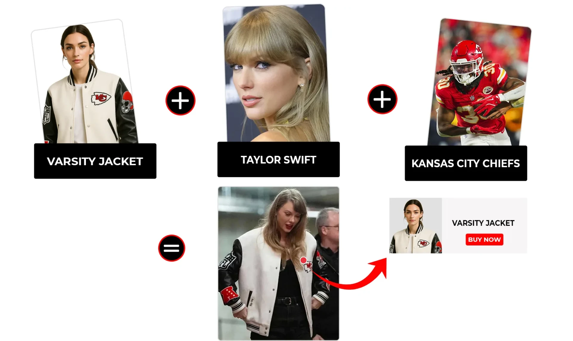 Taylor Swift is wearing a KC Chiefs jacket before the Super Bowl in 2025 to support Kelce