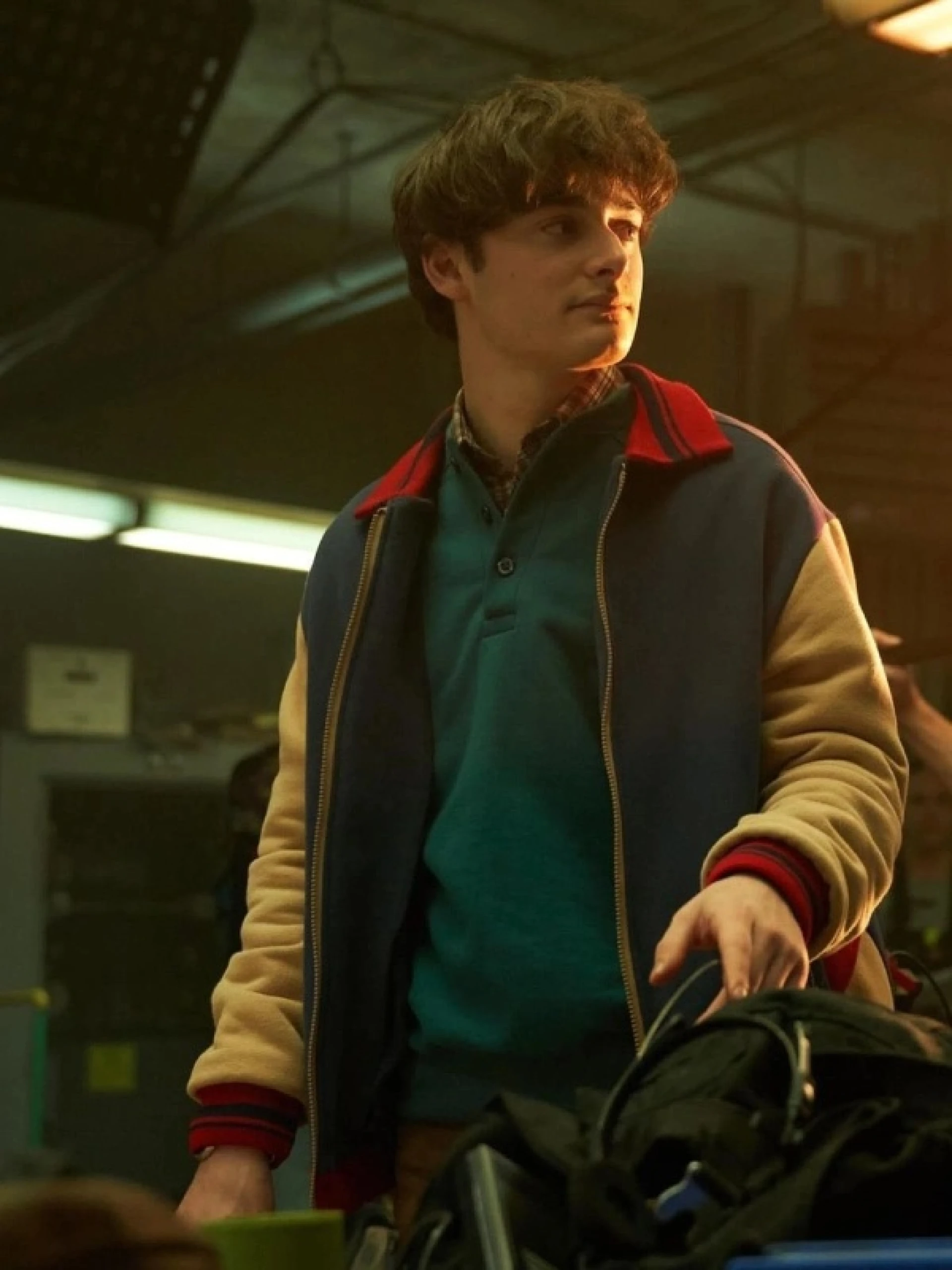 Noah Schnapp Blue Jacket