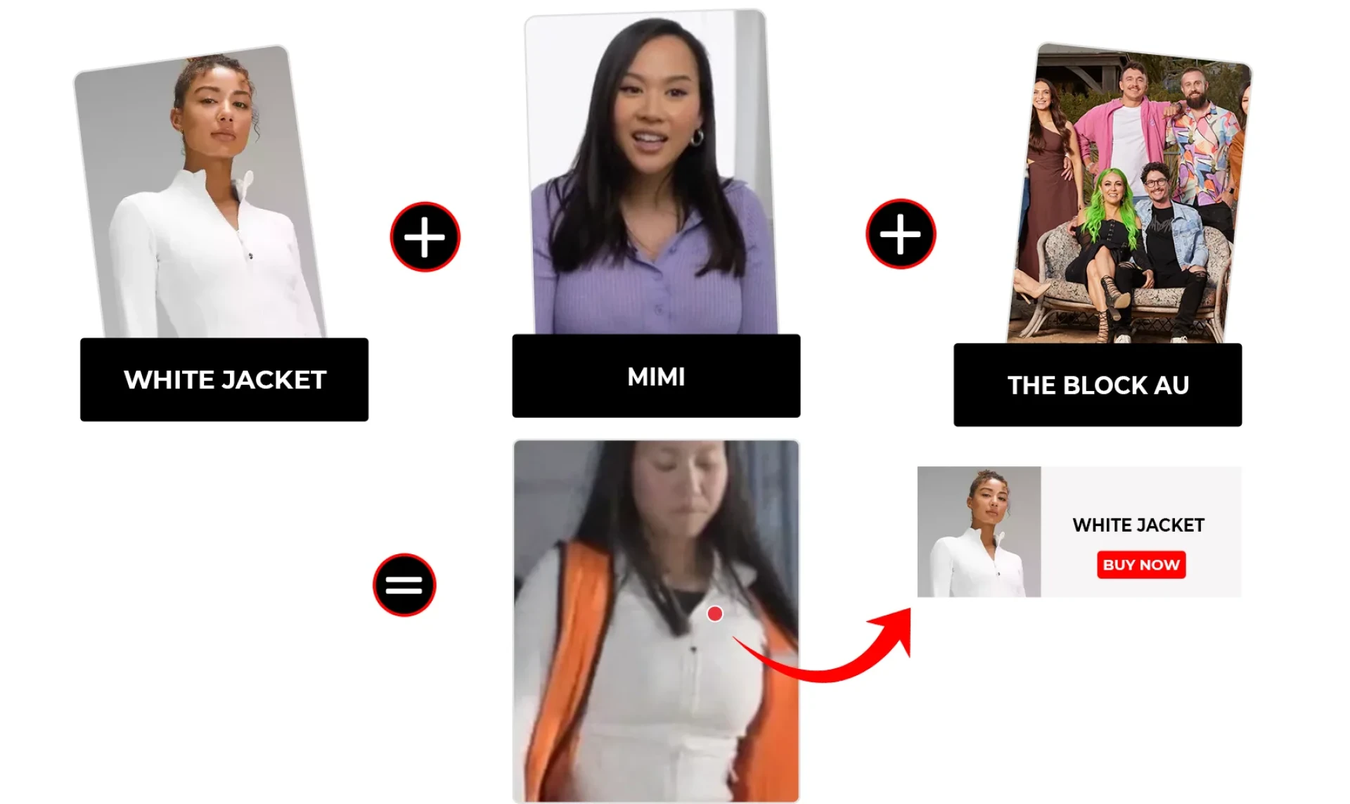 The Block Au Season 20 Episode 12 Mimi White Lululemon Zip Jacket