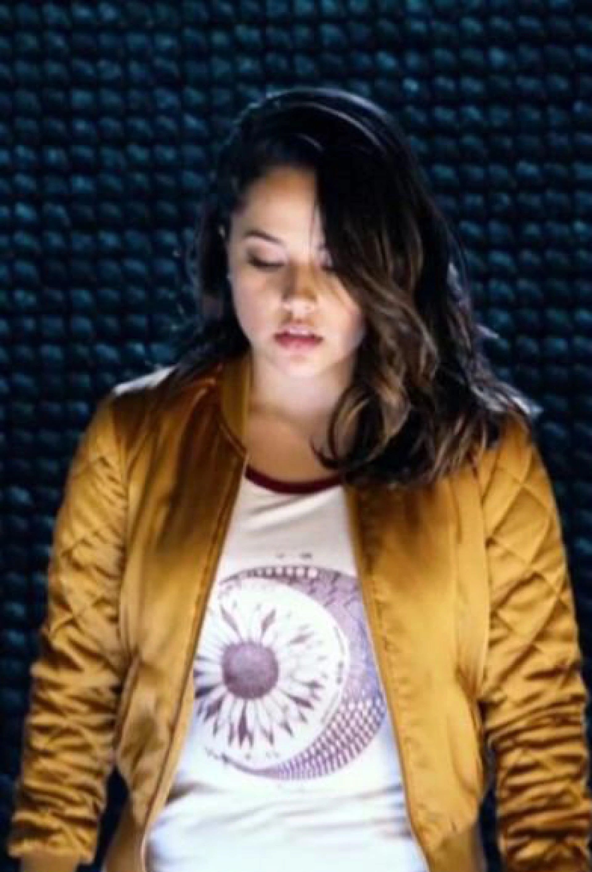 Trini Kwan Gold Bomber Jacket