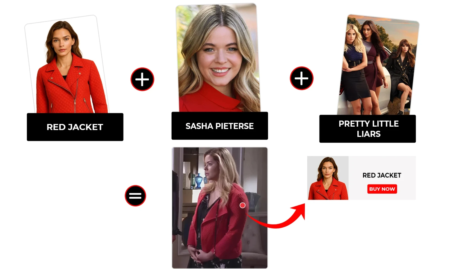 Pretty Little Liars Season 7 Episode 6 Alison DiLaurentis Red Textured Jacket