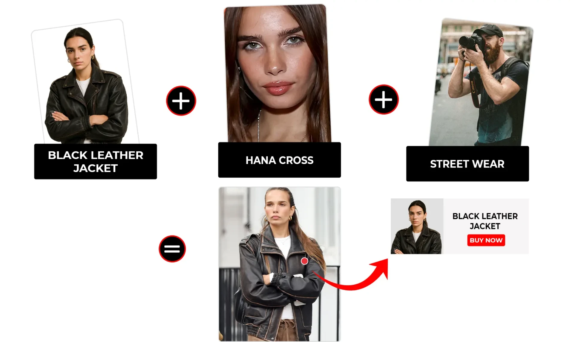 Hana Cross Wears a Black Leather Jacket Unveils Edgy Chic in Notting Hill