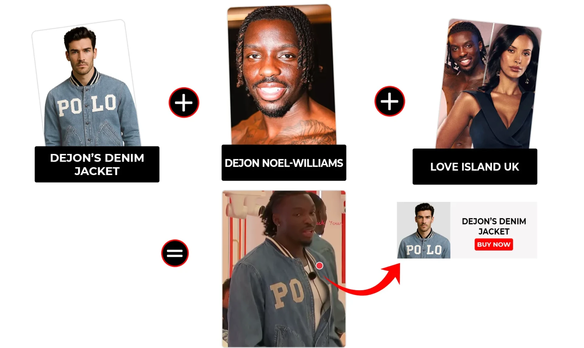 Love Island UK Season 12 Episode 8 Dejon Noel-Williams Blue Denim Jacket