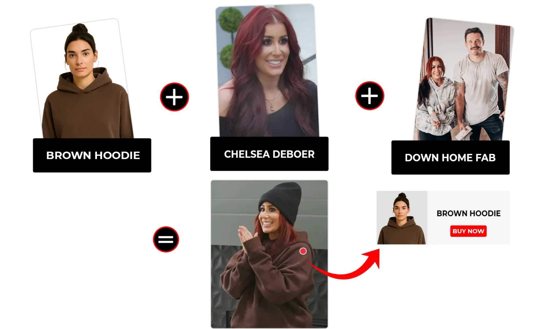 Down Home Fab Season 3 Episode 4 Chelsea Deboer Brown Fleece Hoodie