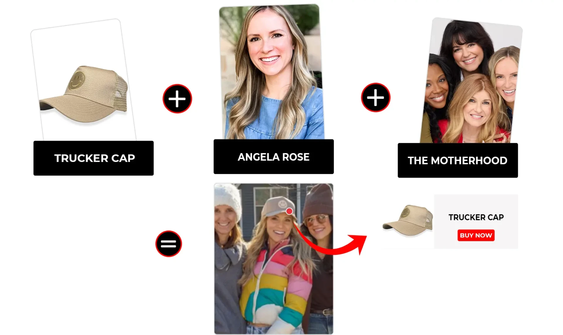 The Motherhood Season 1 Episode 6 Angela Rose Smiley Face Trucker Cap
