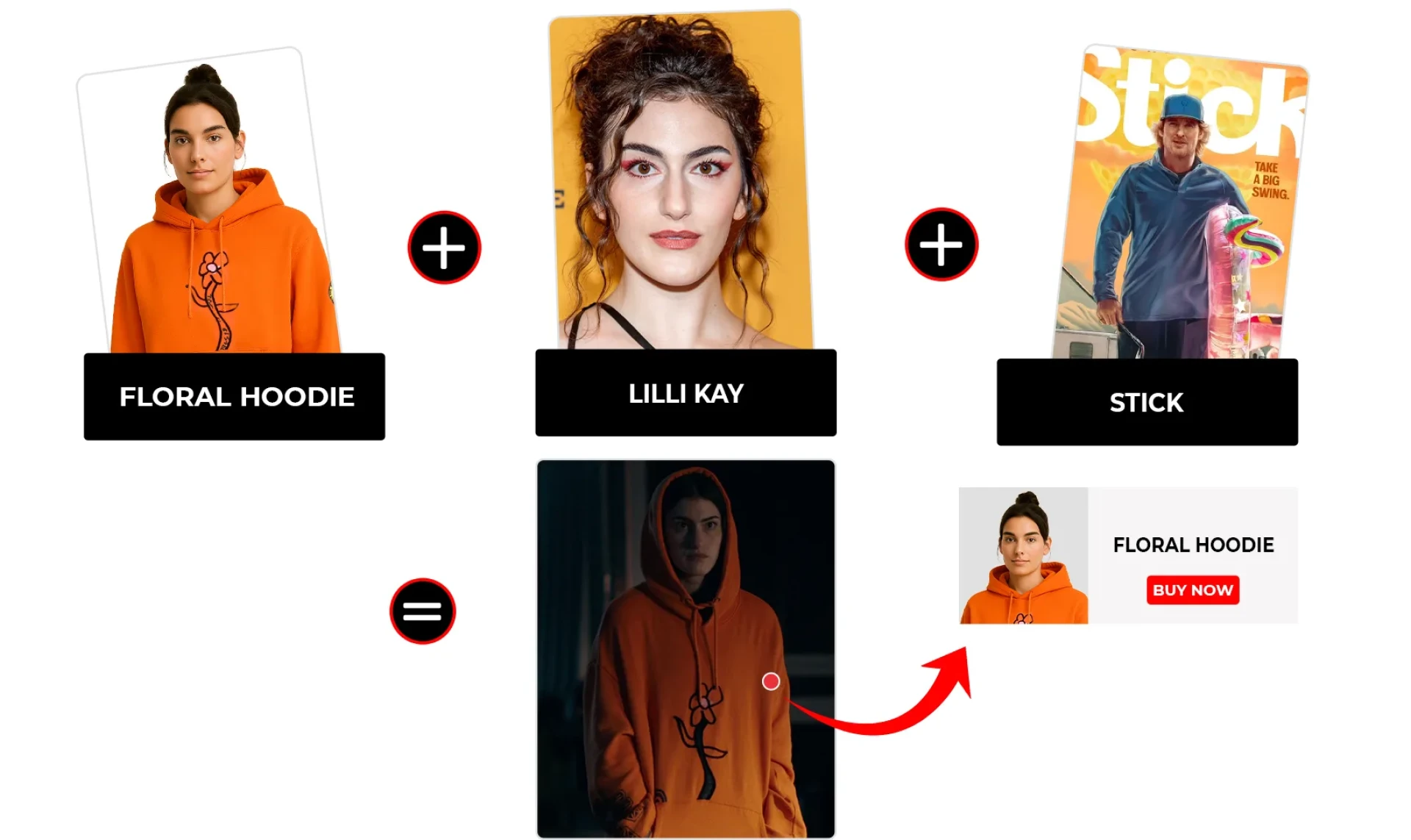 Stick Season 1 Episode 5 Lilli Kay Zero Orange Floral Hoodie