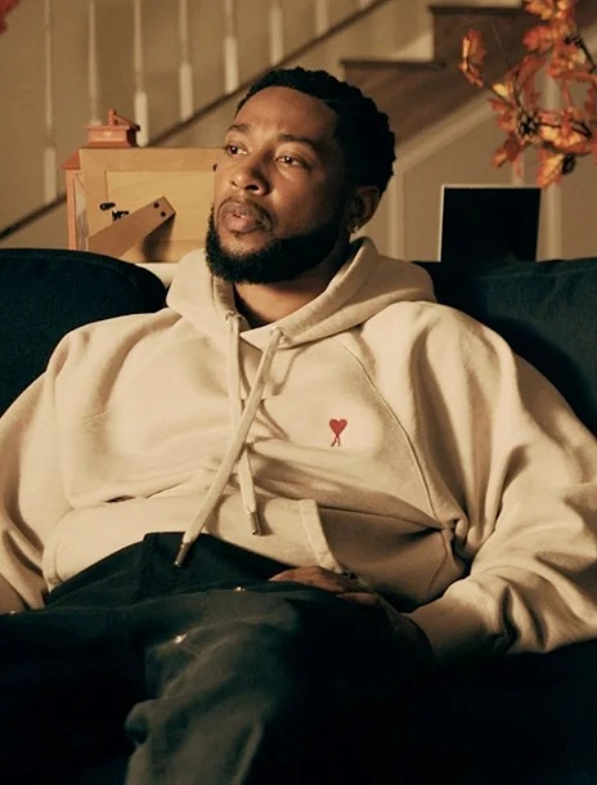 Emmett Beige Hoodie