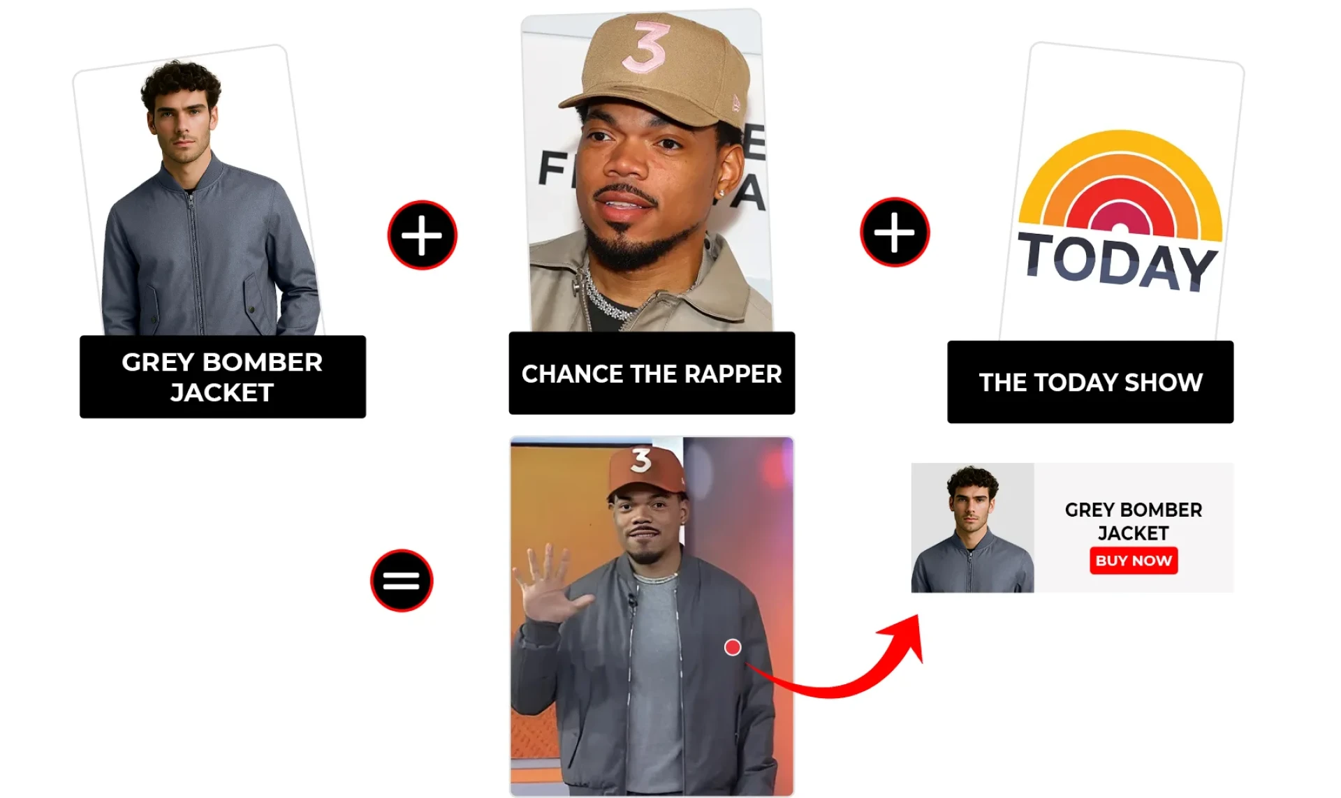 The Today Show February 2024 Chance the Rapper Grey Bomber Jacket