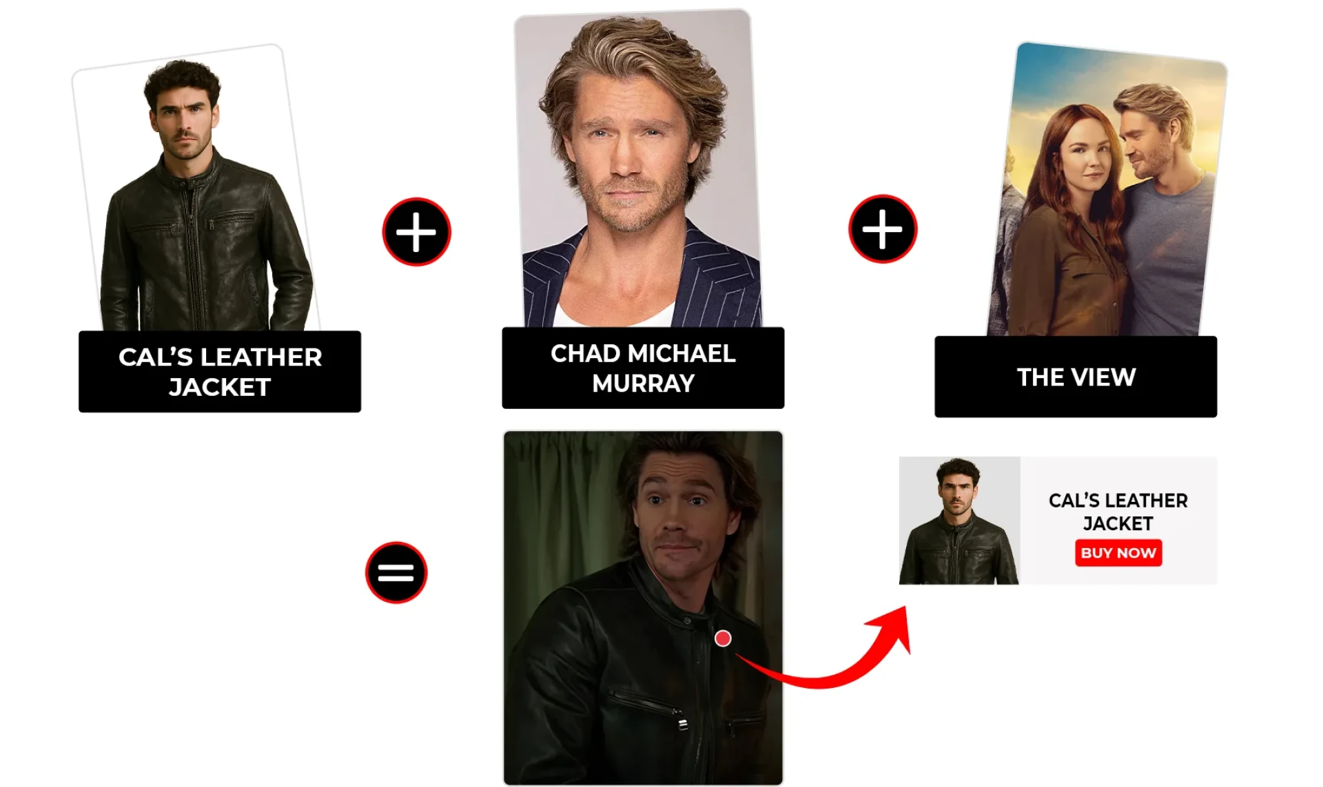 Sullivans Crossing Season 3 Episode 10 Cal Jones Biker Leather Jacket