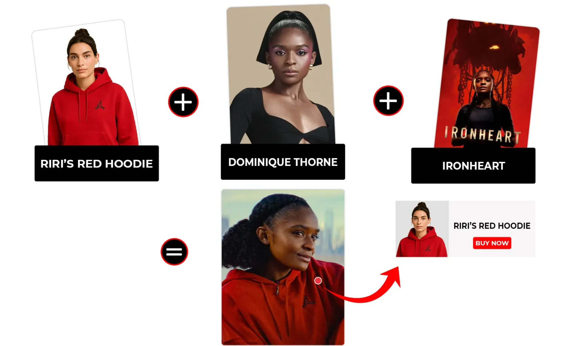 Ironheart Season 1 Episode 3 Riri Williams Sport Red Hoodie