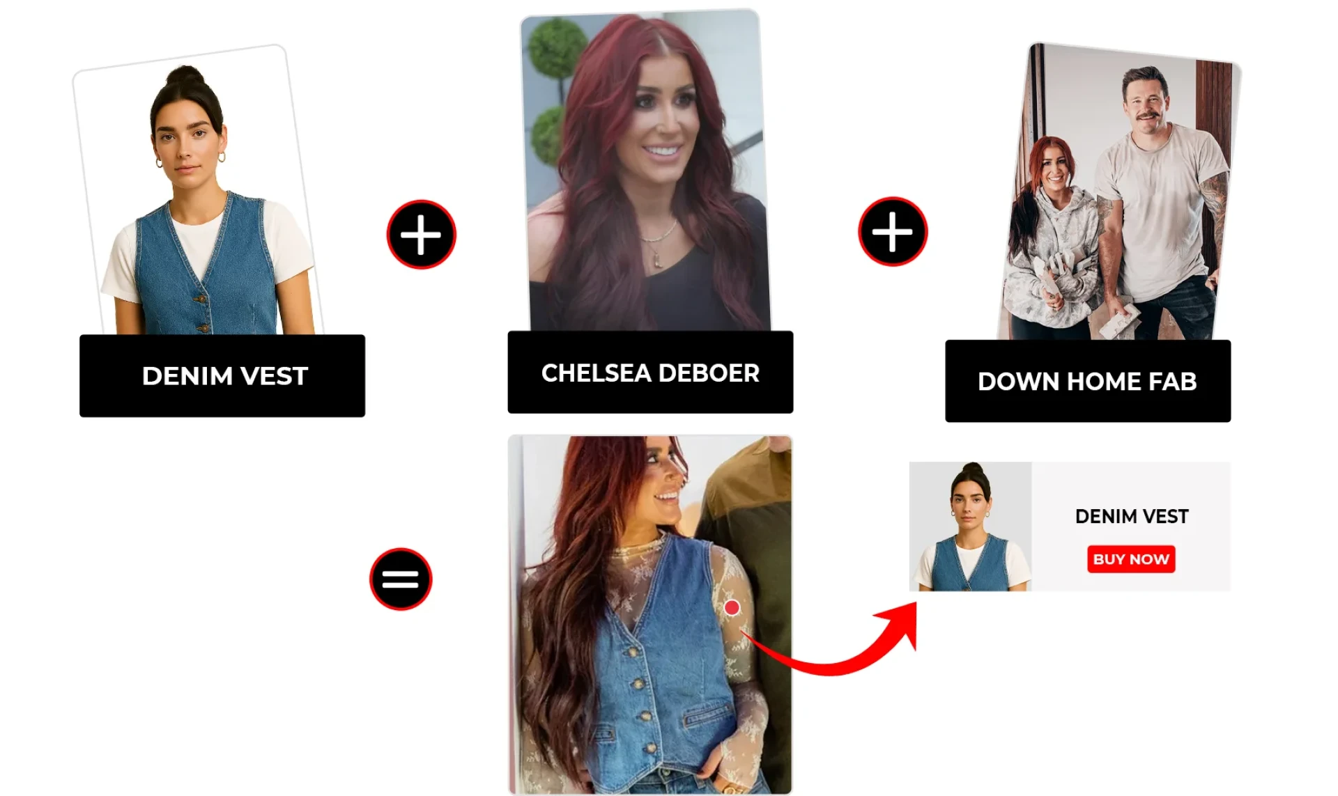 Down Home Fab Season 3 Episode 5 Chelsea Deboer Blue Denim Vest