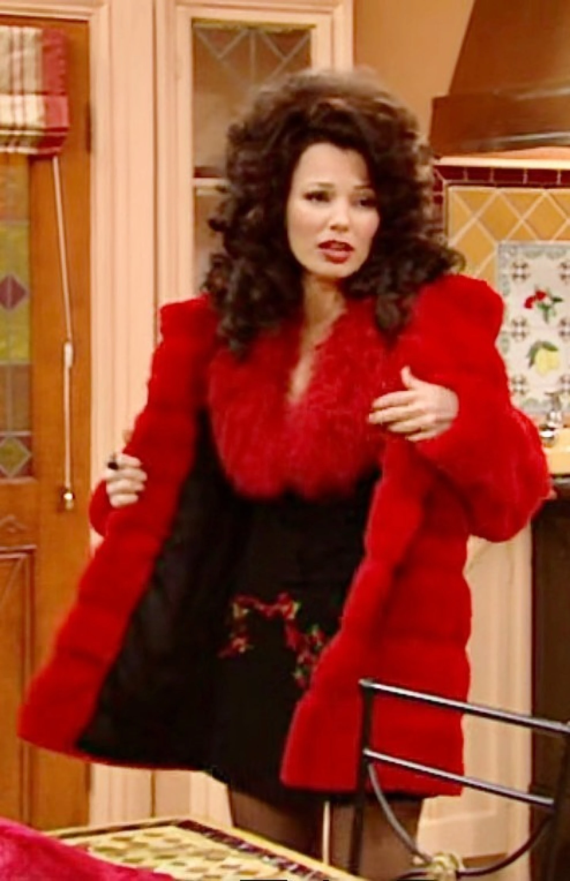 Red Fur Coat