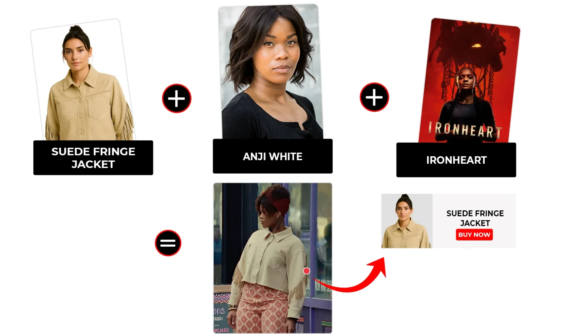 Ironheart Season 1 Episode 4 Ronnie Williams Fringe Suede Jacket