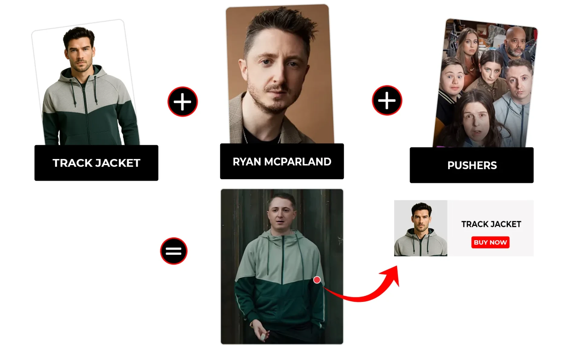 Pushers Season 1 Episode 3 Ryan McParland Green Colorblock Track Jacket
