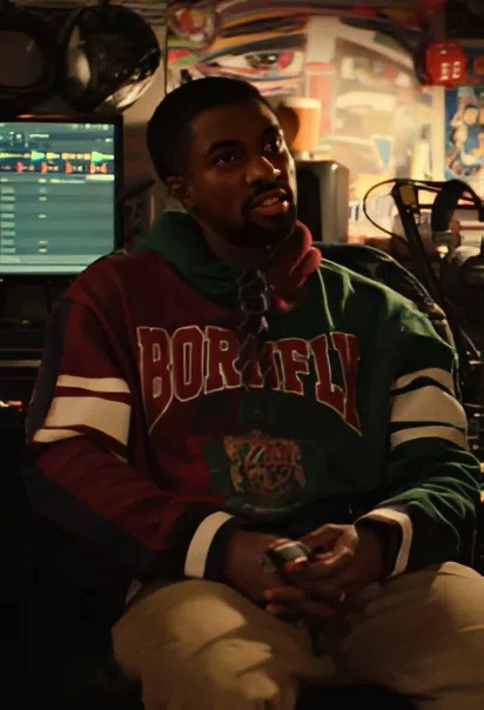 Graphic Bornfly Hoodie