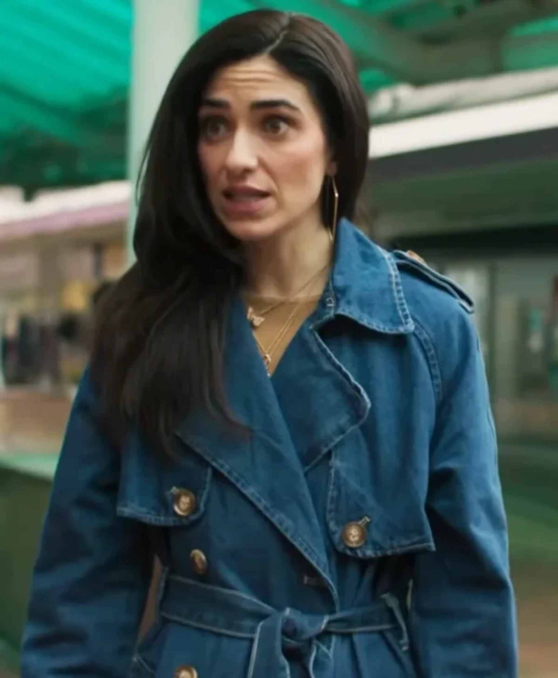 Denim Trench Coat