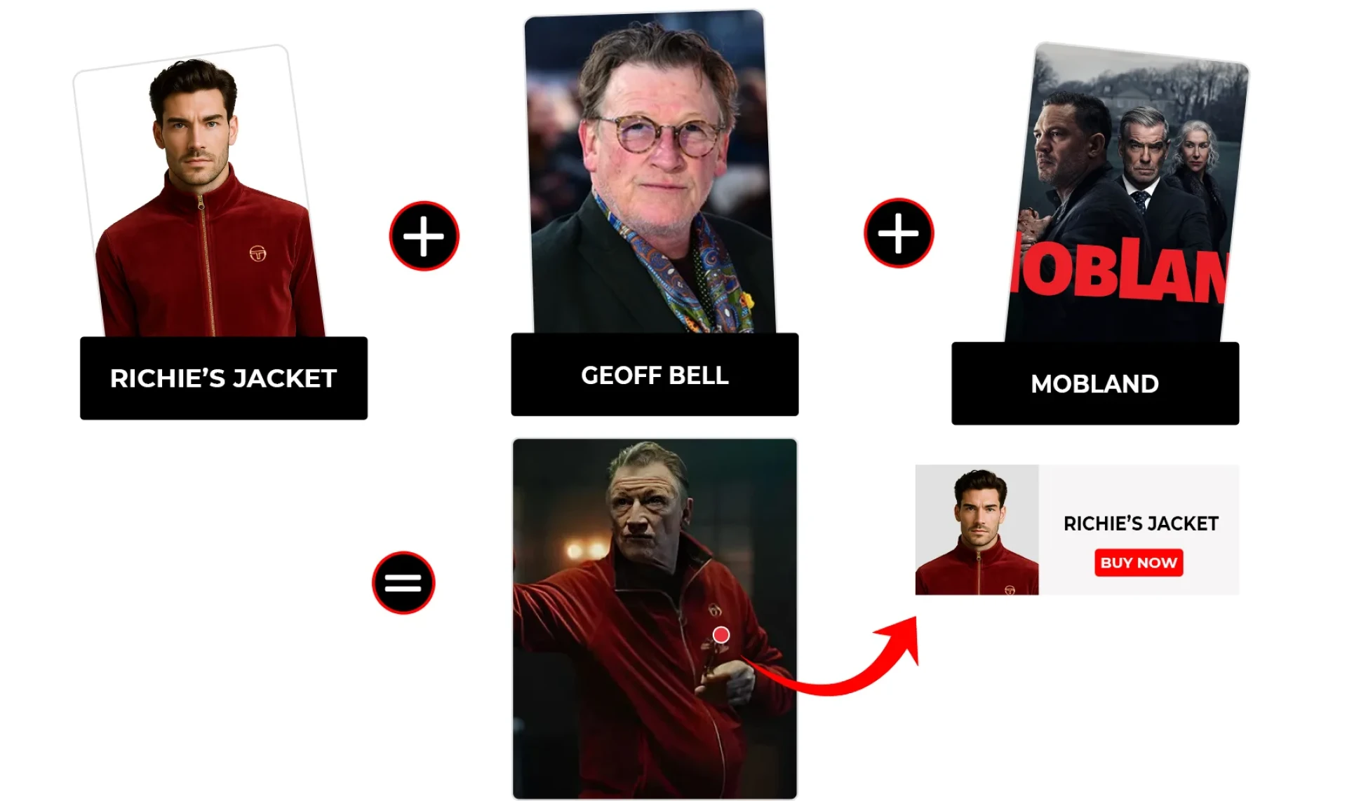 Mobland Season 1 Episode 08 Richie Stevenson Red Track Jacket