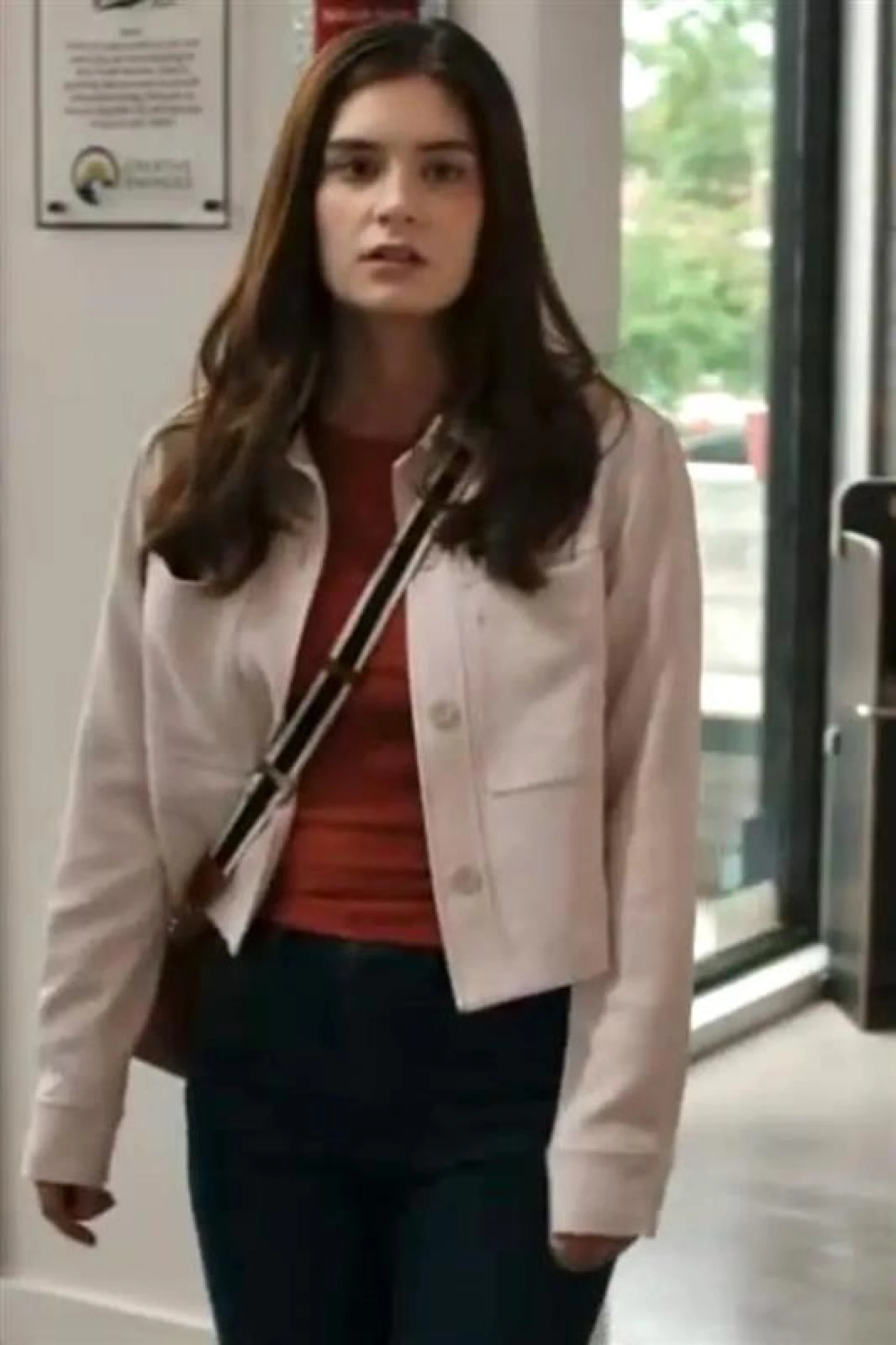 White Cropped Jacket