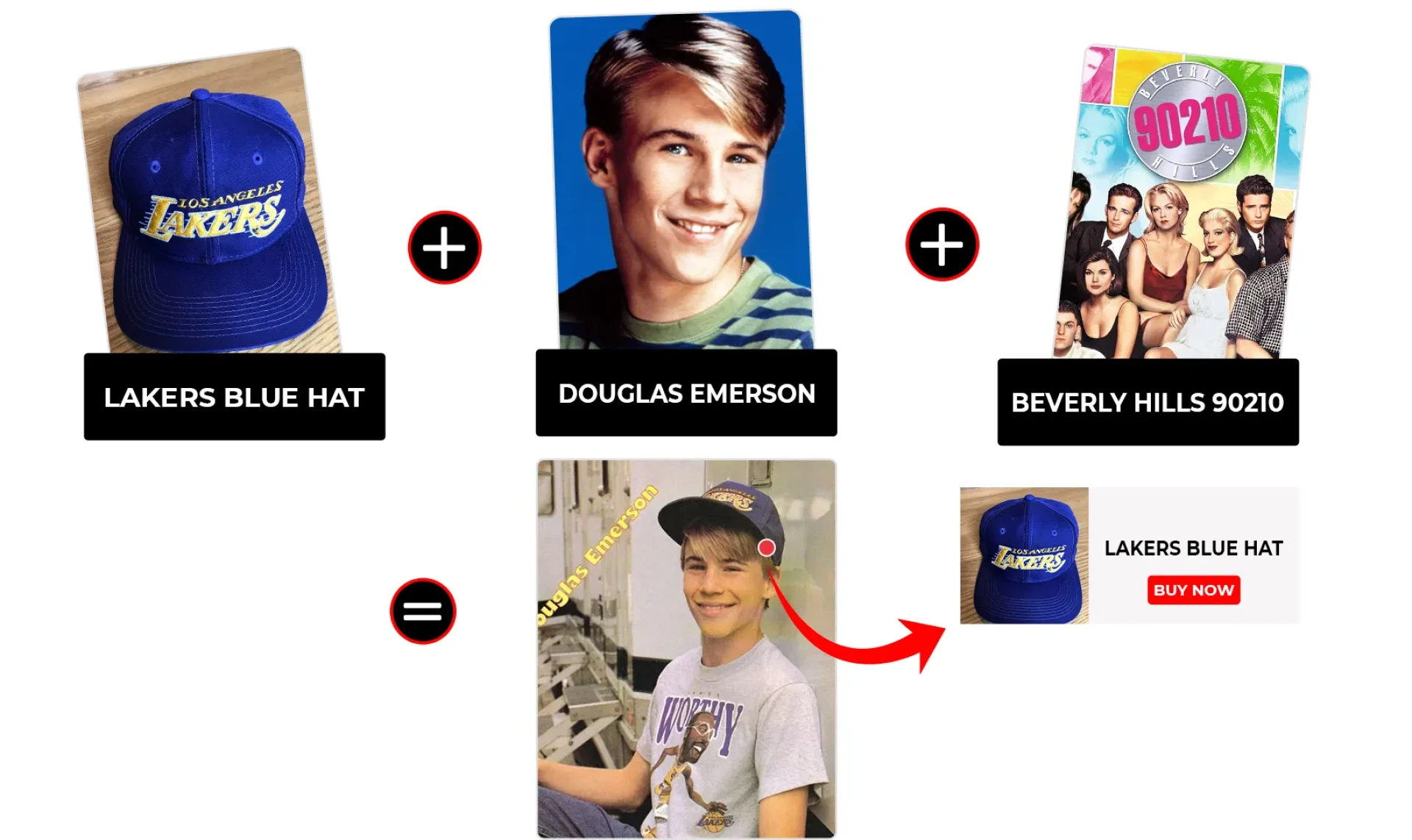 Beverly Hills 90210 Season 1 Episode 1 Scott Scanlon Lakers Blue Hat