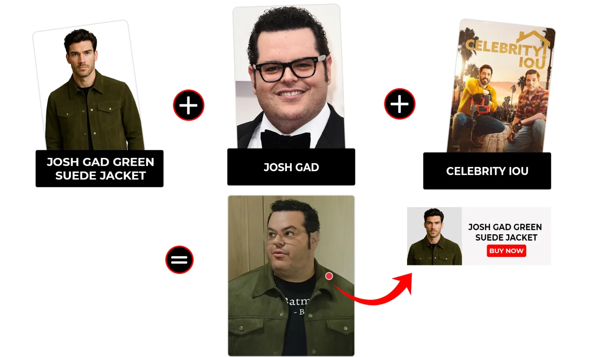 Celebrity IOU Season 10 Episode 3 Josh Gad Green Suede Jacket