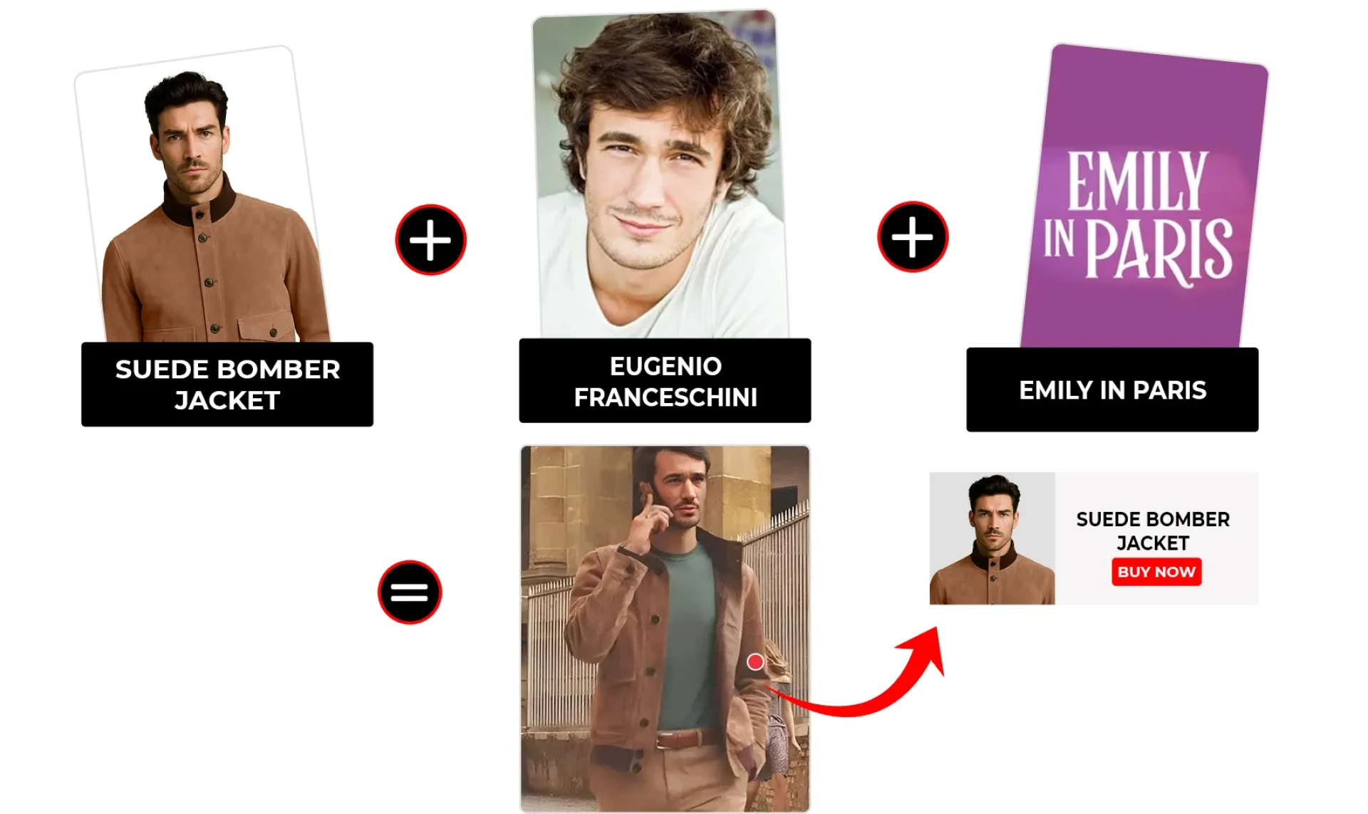 Emily in Paris Season 4 Episode 10 Marcello Muratori Brown Suede Jacket