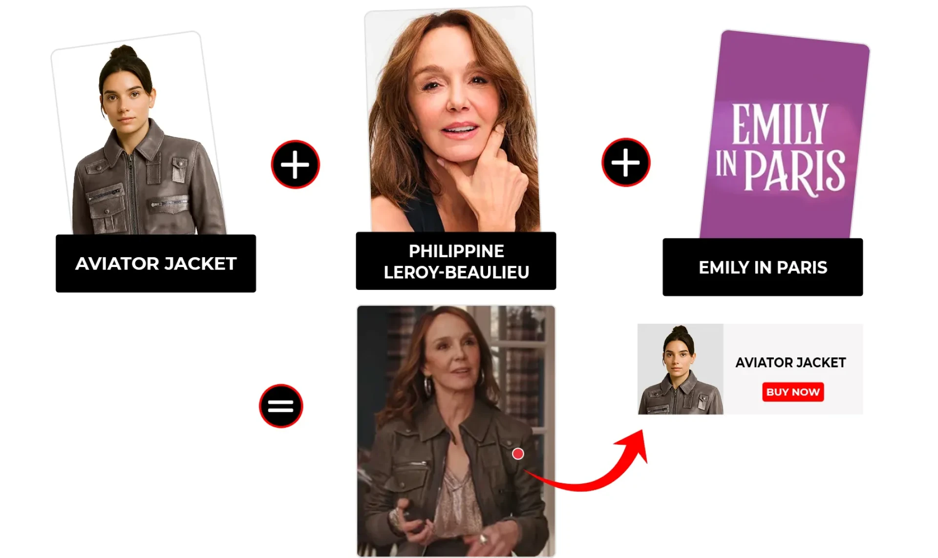 Emily in Paris Season 4 Episode 9 Sylvie Grateau Cropped Aviator Jacket