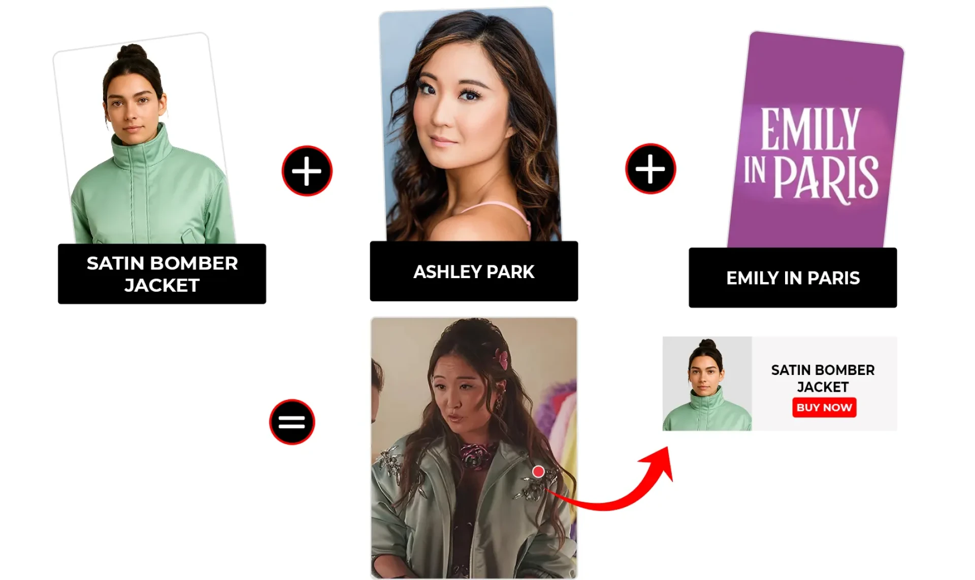 Emily in Paris Season 4 Episode 9 Mindy Chen Satin Bomber Jacket
