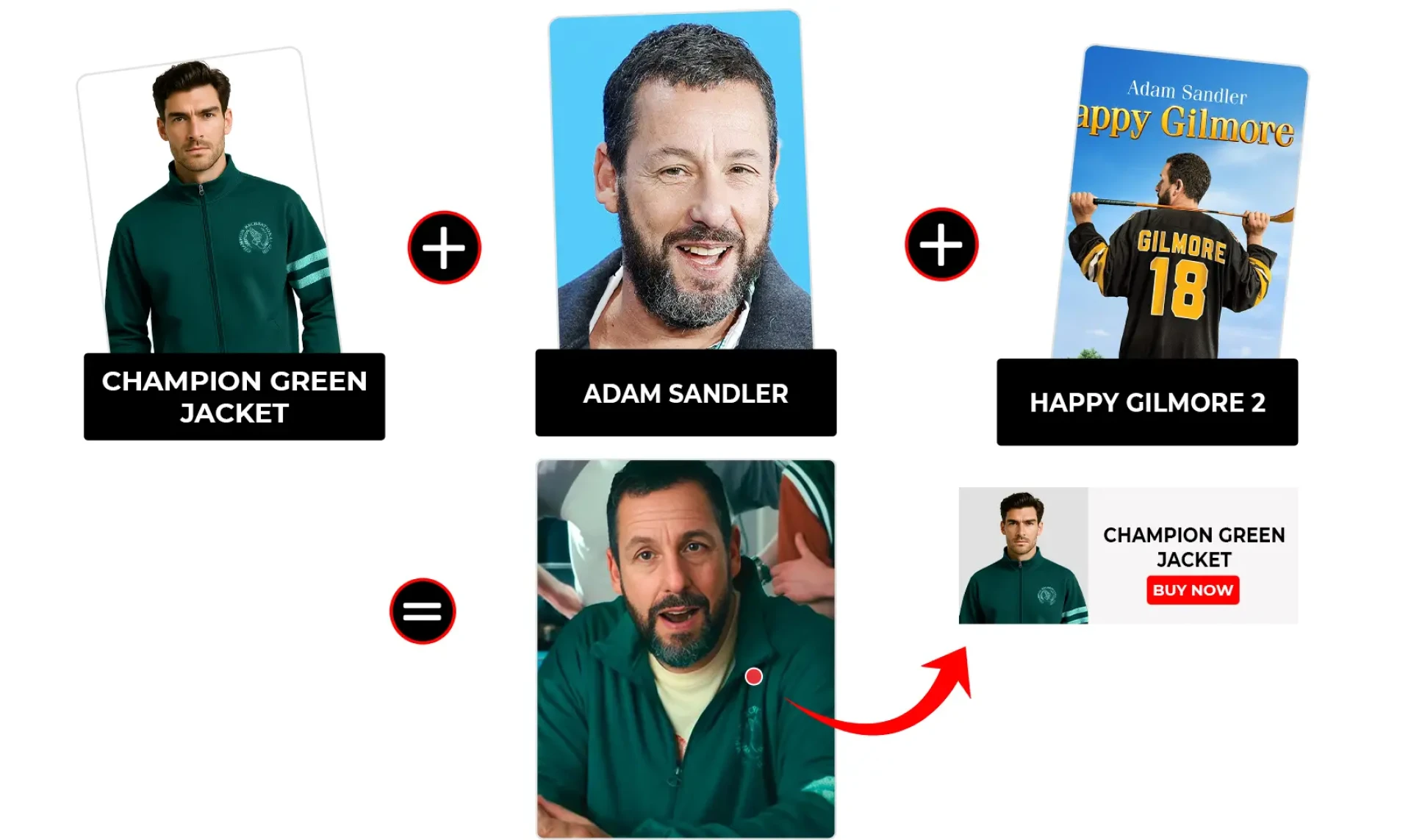 Happy Gilmore 2 Adam Sandler Full Zip Game Jacket