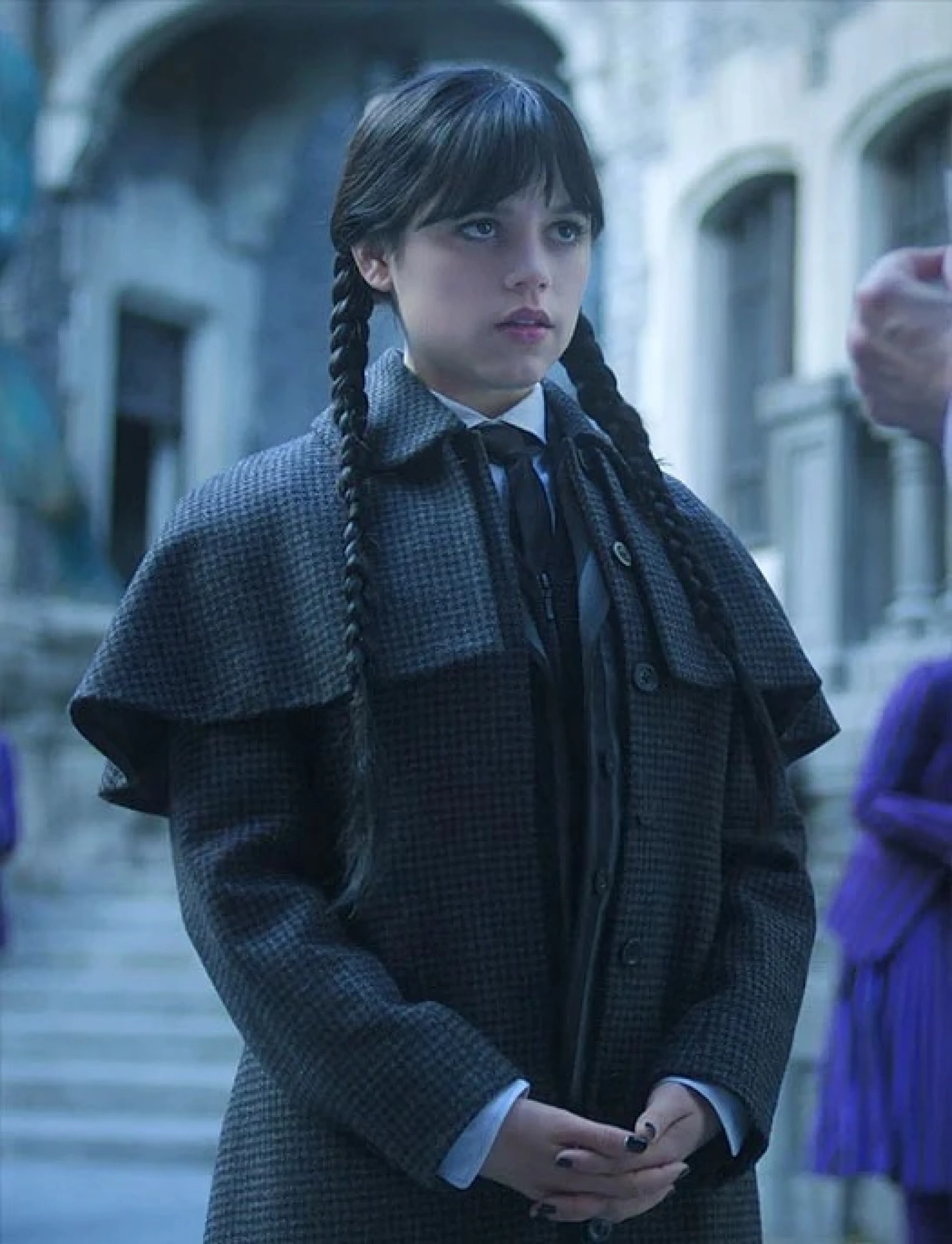 Grey Houndstooth Coat