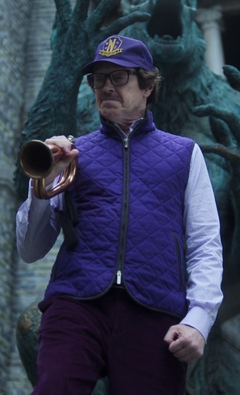 Purple Quilted Vest