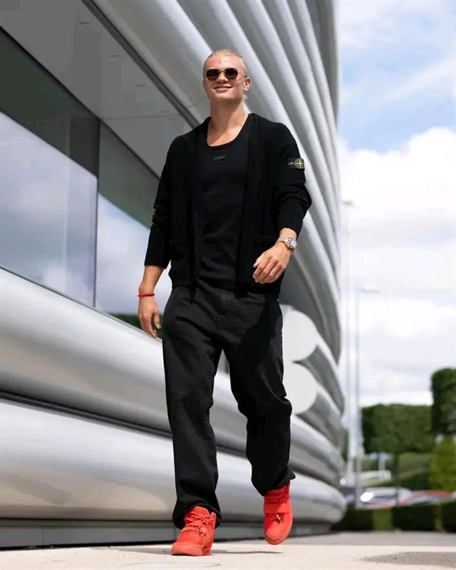 Erling Haaland July 2025 Look: Classic Style with a Buttoned Cardigan