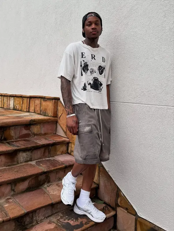  Tylil James July 2025 Look: Bold Luxury in an Enfants Riches Deprimes T Shirt