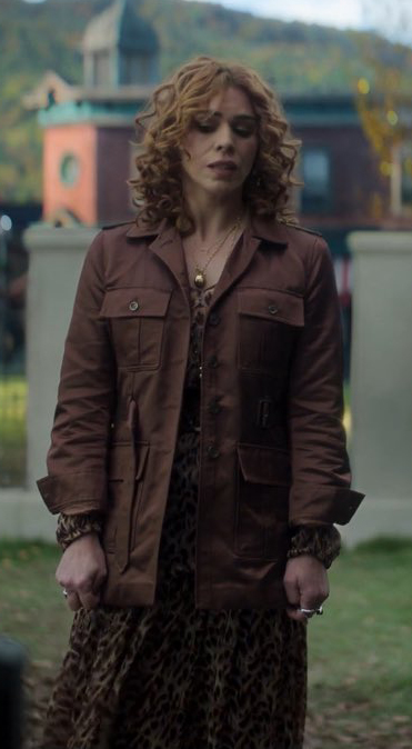 Brown Belted Jacket