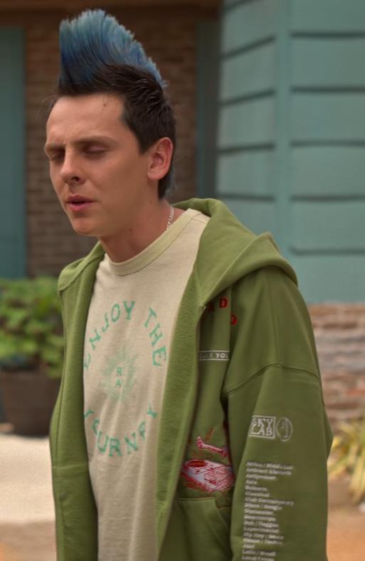  Kai Embroidered Sweatshirt – Eli Moskowitz’s Bold Look in Cobra Kai Season 6 Episode 12