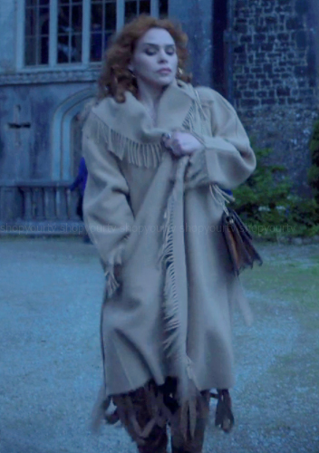 Wool Fringe Coat
