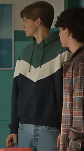 Riv4lries Season 1 Episode 1: Edoardo Miulli Wears a Standout Tricolour Hoodie